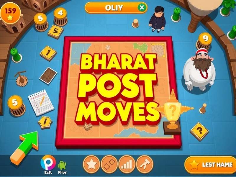 Bharat Post Moves Board Game